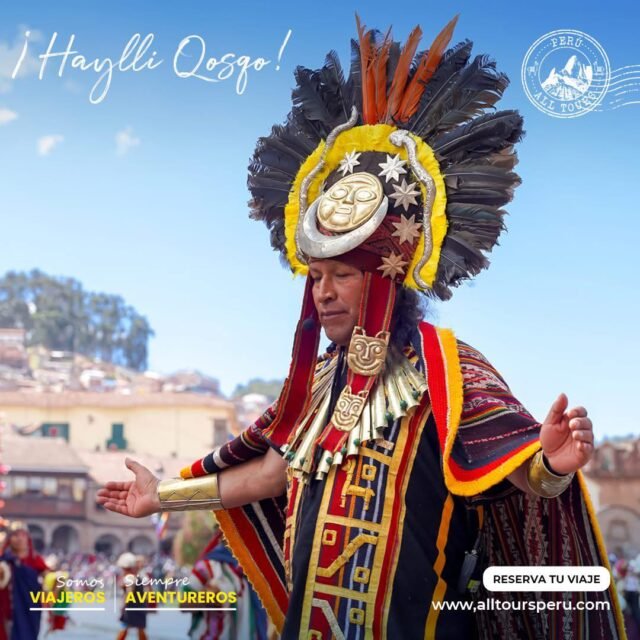 ✨☀️ Inti Raymi: El sol vuelve a renacer en el corazón del Imperio ☀️✨

Cada 24 de junio, Cusco se transforma en escenario sagrado para rendir homenaje al Dios Sol, en una ceremonia que revive la grandeza de los incas y conecta al mundo con nuestras raíces más profundas.

En All Tours Perú, no solo te llevamos a ver el Inti Raymi, te ayudamos a sentirlo. A vivirlo. A emocionarte con cada cántico, cada color, cada paso cargado de historia y energía ancestral.

🌄 Cusco no solo se visita, se siente. Y en Inti Raymi… se renace.

#IntiRaymi #FiestaDelSol #CuscoEterno #CulturaViva #LegadoInca #MagiaAndina #TurismoCultural #Qoricancha #Sacsayhuaman #RitualDelSol #OrgulloPeruano #alltoursperu